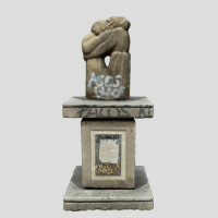 Thumbnail of the 3D model of the Visitation sculpture by Lily Garafulic